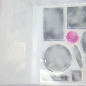 Watercolor Shapes Stamp Set by Stampin’ Up! – photopolymer stamps inside case