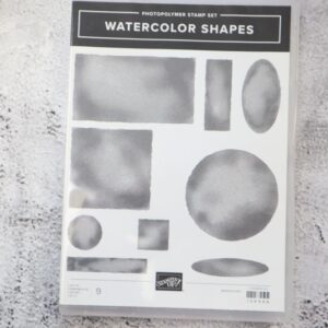 Stampin’ Up! Watercolor Shapes Stamp Set case cover