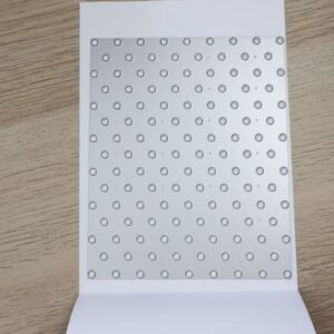 Dots & Spots Die displayed flat, showing the circular cut-out pattern