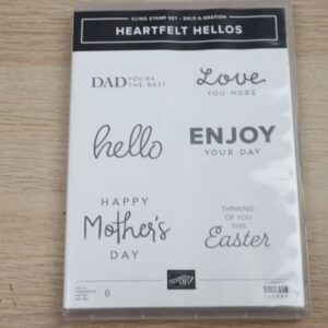 Brand New • 6 cling stamps with all-occasion greetings •